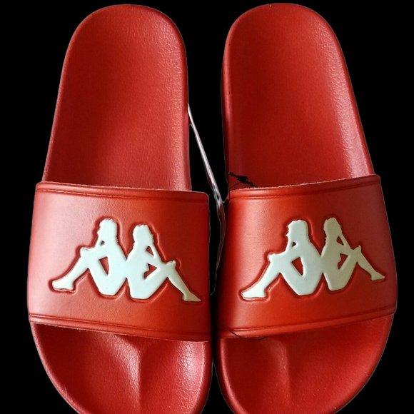 Kappa Authentic Adam 2 Slides Red Orange-White main image 4